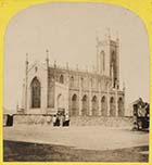 Trinity Church and town pump [Stereoviews 1860s] 